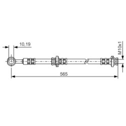 Brake Hose BOSCH 1987476132 OE Ref 46210 5M316
