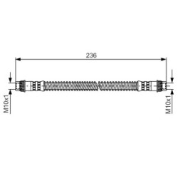 Brake Hose BOSCH 1987476148 OE Ref 4806 75