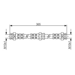 Brake Hose BOSCH 1987476159 OE Ref 51590-60BB0