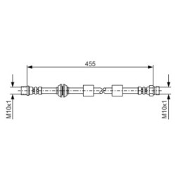 Brake Hose BOSCH 1987476170 OE Ref YM21 2078 AC