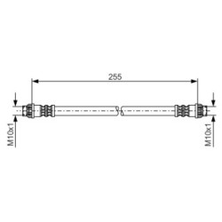 Brake Hose BOSCH 1987476178 OE Ref 4806 86
