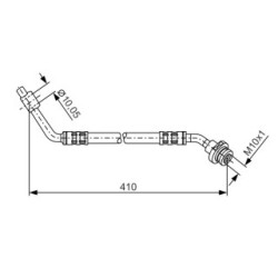 Brake Hose BOSCH 1987476197 OE Ref 46210 0X800