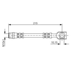 Brake Hose BOSCH 1987476201 OE Ref 90498331