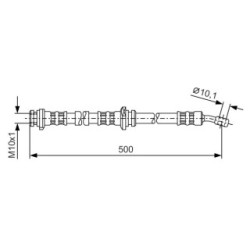 Brake Hose BOSCH 1987476279 OE Ref 46210 50Y12