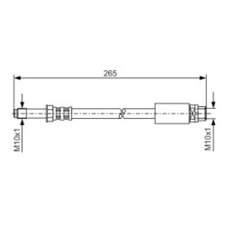 Brake Hose BOSCH 1987476359 OE Ref 34 30 6 768 851