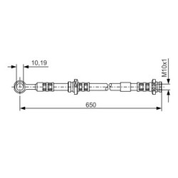 Brake Hose BOSCH 1987476364 OE Ref 46211 AV710