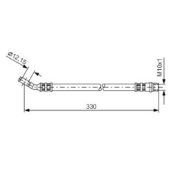 Brake Hose BOSCH 1987476365 OE Ref 5562204