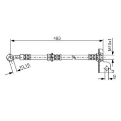 Brake Hose BOSCH 1987476371 OE Ref 58811 26020
