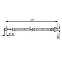 Brake Hose BOSCH 1987476376 OE Ref 46210-8H30A