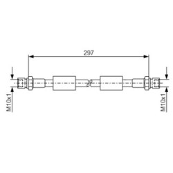 Brake Hose BOSCH 1987476380 OE Ref 113 611 701 E