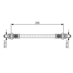 Brake Hose BOSCH 1987476382 OE Ref 6126854