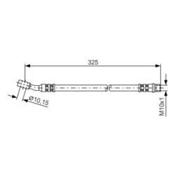 Brake Hose BOSCH 1987476394 OE Ref 13335201
