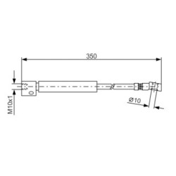 Brake Hose BOSCH 1987476409 OE Ref 90216275