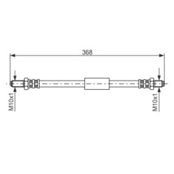 Brake Hose BOSCH 1987476419 OE Ref 1479007
