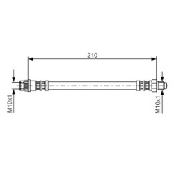 Brake Hose BOSCH 1987476425 OE Ref 5562237