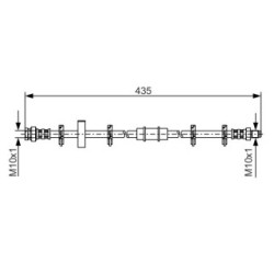 Brake Hose BOSCH 1987476442 OE Ref 0000005988077