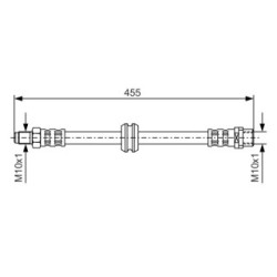 Brake Hose BOSCH 1987476444 OE Ref 34 32 1 159 717