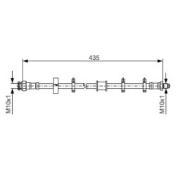 Brake Hose BOSCH 1987476445 OE Ref 7532204