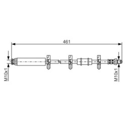 Brake Hose BOSCH 1987476463 OE Ref 4806 35