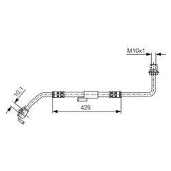 Brake Hose BOSCH 1987476511 OE Ref 6158425