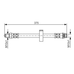 Brake Hose BOSCH 1987476518 OE Ref 77 04 001 954