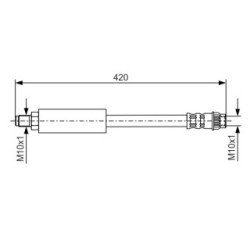 Brake Hose BOSCH 1987476535 OE Ref 77 04 003 846