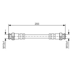 Brake Hose BOSCH 1987476543 OE Ref G03143810A