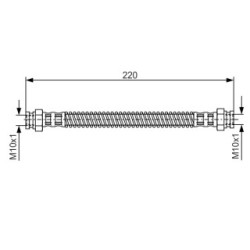 Brake Hose BOSCH 1987476560 OE Ref 96 124 223