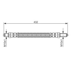 Brake Hose BOSCH 1987476584 OE Ref NTC 3458