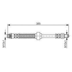 Brake Hose BOSCH 1987476597 OE Ref 96 109 017
