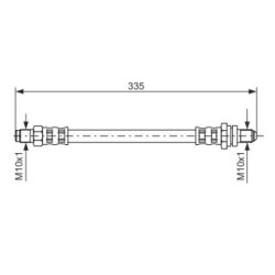 Brake Hose BOSCH 1987476600 OE Ref 1014204