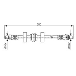 Brake Hose BOSCH 1987476602 OE Ref 1071939