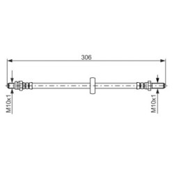 Brake Hose BOSCH 1987476606 OE Ref 1648811