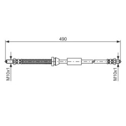 Brake Hose BOSCH 1987476607 OE Ref 1666294