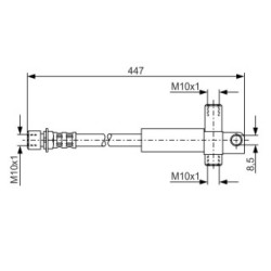 Brake Hose BOSCH 1987476614 OE Ref 6149181