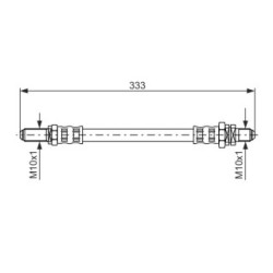 Brake Hose BOSCH 1987476619 OE Ref 6643690