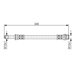 Brake Hose BOSCH 1987476622 OE Ref 93BB 2282 CA
