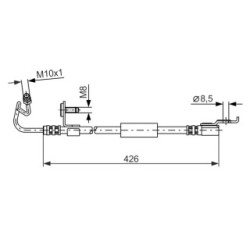 Brake Hose BOSCH 1987476624 OE Ref 6823335