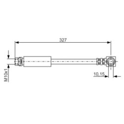 Brake Hose BOSCH 1987476625 OE Ref 6922621