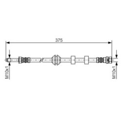 Brake Hose BOSCH 1987476626 OE Ref 6758577