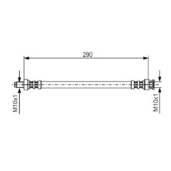 Brake Hose BOSCH 1987476688 OE Ref 4816 35