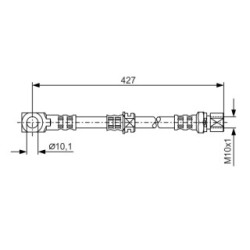 Brake Hose BOSCH 1987476690 OE Ref 90473314