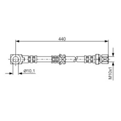Brake Hose BOSCH 1987476694 OE Ref 562351