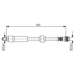 Brake Hose BOSCH 1987476701 OE Ref 60 06 000 758
