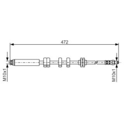 Brake Hose BOSCH 1987476769 OE Ref 46481635