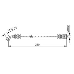 Brake Hose BOSCH 1987476772 OE Ref T79005