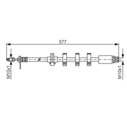 Brake Hose BOSCH 1987476809 OE Ref 4806 79