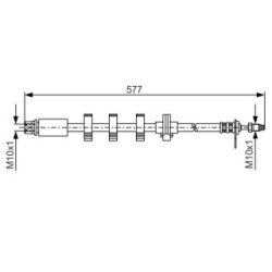 Brake Hose BOSCH 1987476810 OE Ref 4806 80