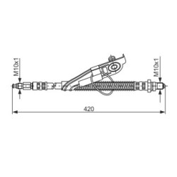 Brake Hose BOSCH 1987476816 OE Ref 1021839