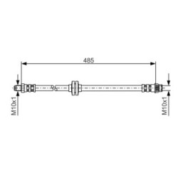 Brake Hose BOSCH 1987476827 OE Ref 82 00 597 210